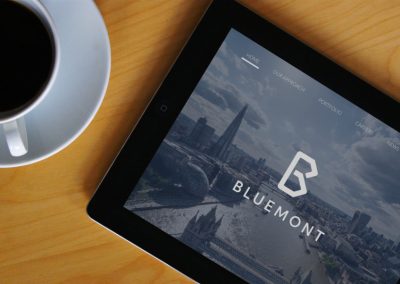 Bluemont Website Design Mockup